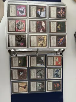 MTG Vintage Binder Lot - Approx 1350 Cards 90s Era - Image 1