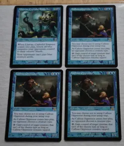 MTG Lot 3x Callous Oppressor & Llawan, Cephalid Empress Rare Blue Creature - Image 1