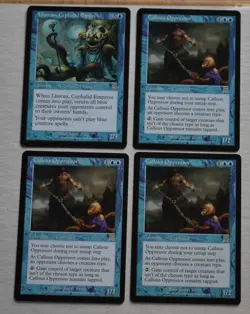 MTG Lot 3x Callous Oppressor & Llawan, Cephalid Empress Rare Blue Creature - Image 2