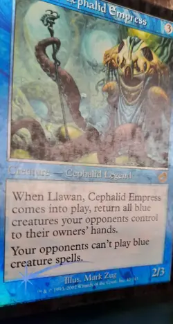 Mtg Torment foil Llawan, Cephalid Empress - Image 2