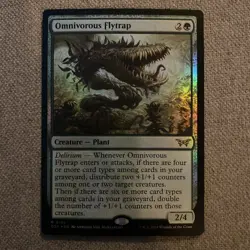 MTG Duskmourn - Omnivorous Flytrap - Foil Rare - Image 1