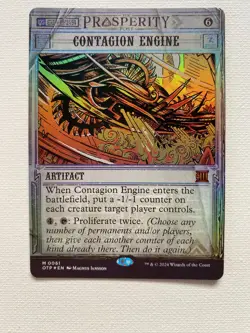 MTG Contagion Engine 61 | NM Foil | Breaking News - Image 1