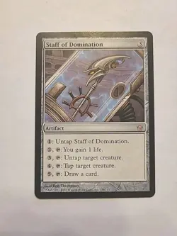 Staff of Domination [Fifth Dawn] Magic the Gathering LP MTG - Image 1