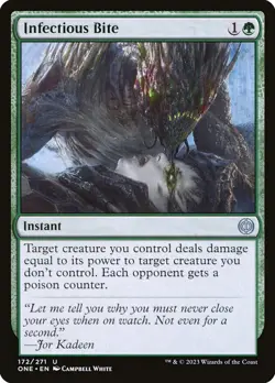 4x Infectious Bite - NM - Phyrexia: All Will Be One - SPARROW MAGIC - Image 1