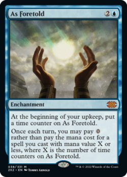 As Foretold - Double Masters 2022 #038/331 MTG Magic The Gathering - Image 1