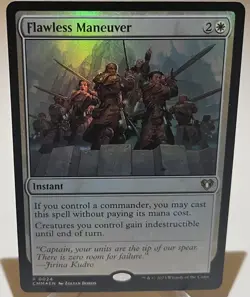 Magic MTG Flawless Maneuver **Foil** Commander Masters - Rare White Instant NM - Image 1