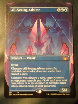 mtg magic All-Seeing Arbiter extended borderless ENGLISH Arbitre omniscient - Image 1