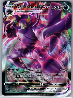 Grimmsnarl Vmax 115/189 - Pokemon SWSH03: Darkness Ablaze - FA Ultra Rare (NM) - Image 1
