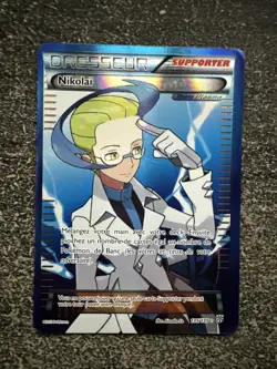 NIKOLAI FULL ART - POKEMON 135/135 NOIR & BLANC TEMPETE PLASMA FR - Image 1