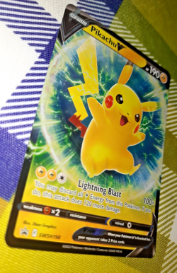 Pokemon - Pikachu V Black Star Promo Ultra Rare Full Art SWSH198 ENG - Image 4