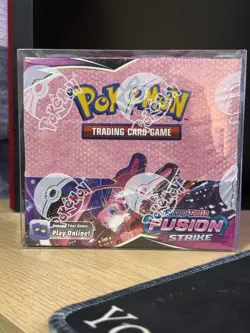 Pokemon TCG Sword & Shield Fusion Strike Booster Box New Sealed Acrylic Case - Image 1