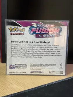 Pokemon TCG Sword & Shield Fusion Strike Booster Box New Sealed Acrylic Case - Image 3