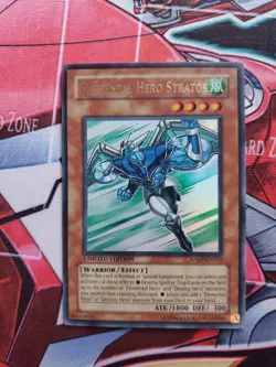 Elemental Hero Stratos NM Limited Edition Ultra Rare JUMP-EN012 Yu-Gi-Oh! - Image 1
