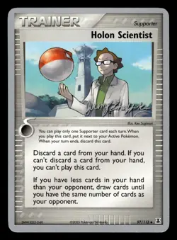 Holon Scientist 97/113 World Championships 2007 Pokemon Card - Image 1
