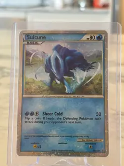 Suicune HGSS21 2010 Fall Collector's Tin Black Star Promo - Pokemon TCG Card - Image 1