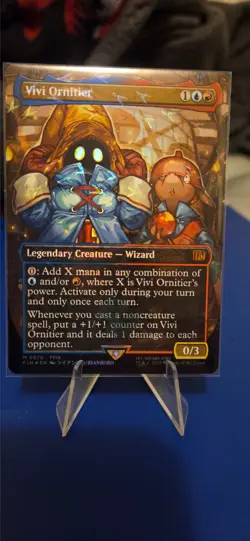 Vivi Ornitier (Borderless Chocobo Track FOIL) MTG Commander: Final Fantasy - NM - Image 1
