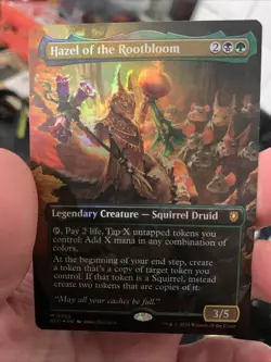 1x FOIL HAZEL OF THE ROOTBLOOM - Bloomburrow - MTG - Magic the Gathering - Image 1