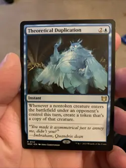 Theoretical Duplication ~ Commander: Wilds of Eldraine [ NM ] [ Magic MTG ] - Image 1