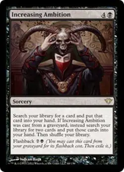INCREASING AMBITION Dark Ascension MTG Black Sorcery RARE - Image 1