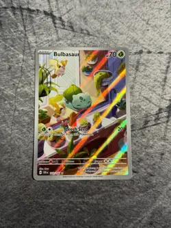 Pokemon TCG - Bulbasaur 143/142 - Stellar Crown Illustration Rare Card - Image 1