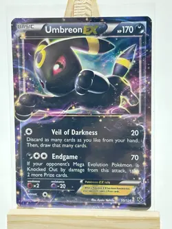 Umbreon EX 55/124 Ultra Rare Pokemon Card Fates Collide 2016 - Image 1