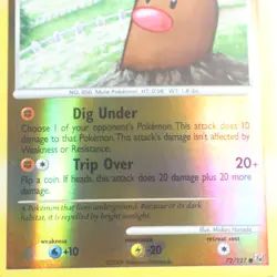 Diglett 72/127 2009 Platinum Set Pokemon Reverse Holo Common - Image 2