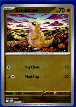 Sandshrew - 068/132 - Reverse Holo - Pokemon Mega Evolution - Image 1
