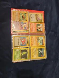 Vintage Red Pickachu Pokemon Binder Cpntains 120+ Cards [READ DESCRIPTION] - Image 2