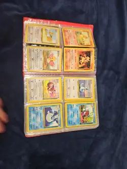 Vintage Red Pickachu Pokemon Binder Cpntains 120+ Cards [READ DESCRIPTION] - Image 4