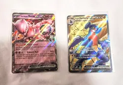 Pokemon Promo Cards Team Rocket's Mewtwo and Cynthias Garchomp - Image 1