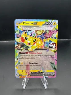 057/191 Pikachu ex Pokemon TCG Prize Pack Series 7 Play Stamped Surging Sparks - Image 1