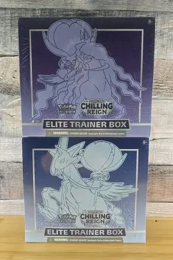 Pokemon Sword & Shield Chilling Reign Elite Trainer Box ETB Set of 2 Sealed 820650808630 - Image 3