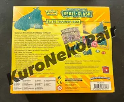 *Brand New & Sealed* Pokemon TCG Sword & Shield Rebel Clash ETB Elite Trainer - Image 3