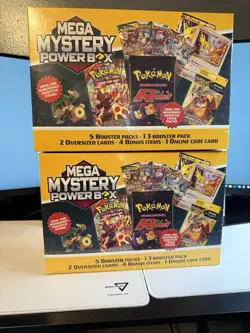 NEW! POKEMON 2025 MEGA MYSTERY POWER BOX MEIJER EXCLUSIVE - SEALED - Image 1