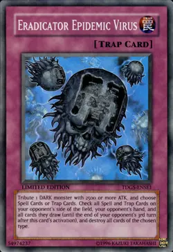 Eradicator Epidemic Virus - Super Rare Limited Edition TDGS-ENSE1 - LP - YuGiOh - Image 1