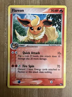 Flareon - 2/17 - Holo Rare Pop Series 3 Promo Set TCG - Pokemon Card - HP - Image 1
