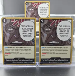 One Piece TCG The World's Equilibrium Cannot Be Maintained For OP13-097 3 Cards - Image 1