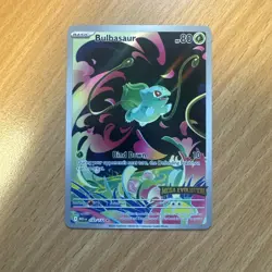 Bulbasaur Illustration Rare Stamped Mega Evolution MEG 133/132, NM Pokemon Card - Image 1