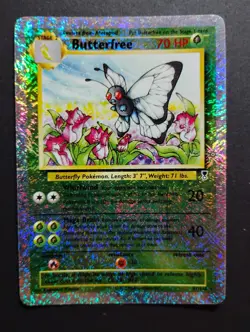 Butterfree 21/110 Legendary Collection Reverse Holo WOTC Vintage Pokemon Card LP - Image 1