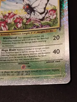 Butterfree 21/110 Legendary Collection Reverse Holo WOTC Vintage Pokemon Card LP - Image 3