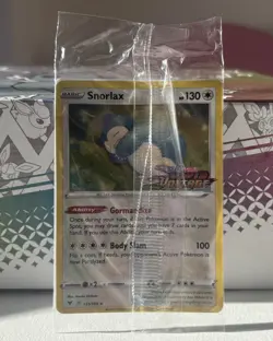 RARE Pokemon SNORLAX Vivid Voltage Holo ENG Card 131/185 - STAMPED - SEALED TCG - Image 1