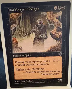 🔥 Harbinger of Night NONFOIL MTG Moderate Play Mirage Reserved List 🔥 - Image 1