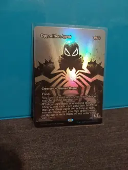 Marvel's Spider-Man: Eternal-Legal MTG Opposition Agent Foil NM English - Image 3