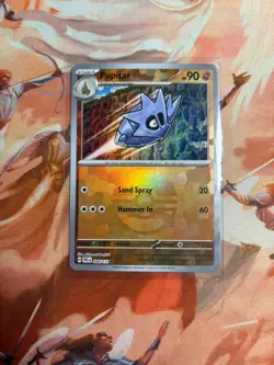Pokemon TCG Prismatic Evolutions Pupitar Reverse Holo Card 048/131 Pokeball - Image 1