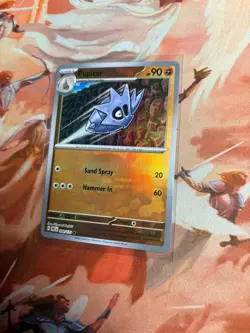 Pokemon TCG Prismatic Evolutions Pupitar Reverse Holo Card 048/131 Pokeball - Image 2