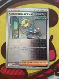 Pokemon Ciphermaniac’s Codebreaking 104/131 - Poke Ball Reverse - SV Prismatic - Image 1