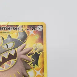 Pokemon TCG Galarian Perrserker 205/192 Gold Secret Rare - NM TCG - Image 3
