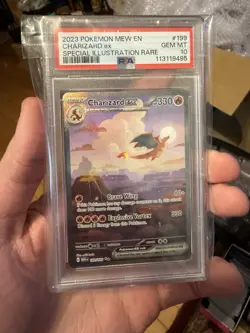 Pokemon Charizard ex 151 MEW EN Special Illustration Rare #199 PSA 10 Gem Mint - Image 1