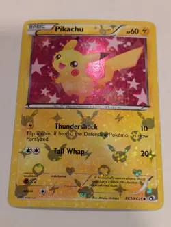 Pikachu RC7/RC25 Legendary Treasures Radiant Collection Pokemon Holo Foil Rare - Image 1