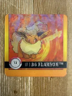 Eevee Flareon Action Flipz 3D Pokemon Premier Edition 13 LP - Image 1